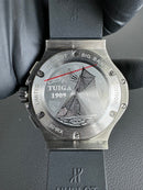Hublot Big Bang 44mm Aço Mostrador Preto Bezel Preto