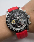 Rolex Daytona La Montoya Aço 40mm -Mostrador Preto - Pulseira OysterFlex