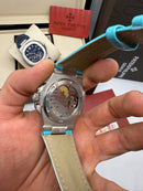 Patek Philippe Nautilus Fases da Lua 40mm, Aço - TIFFANY