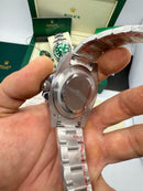 Rolex Submariner Date StarBucks 41mm Aço Mostrador Preto Luneta Verde