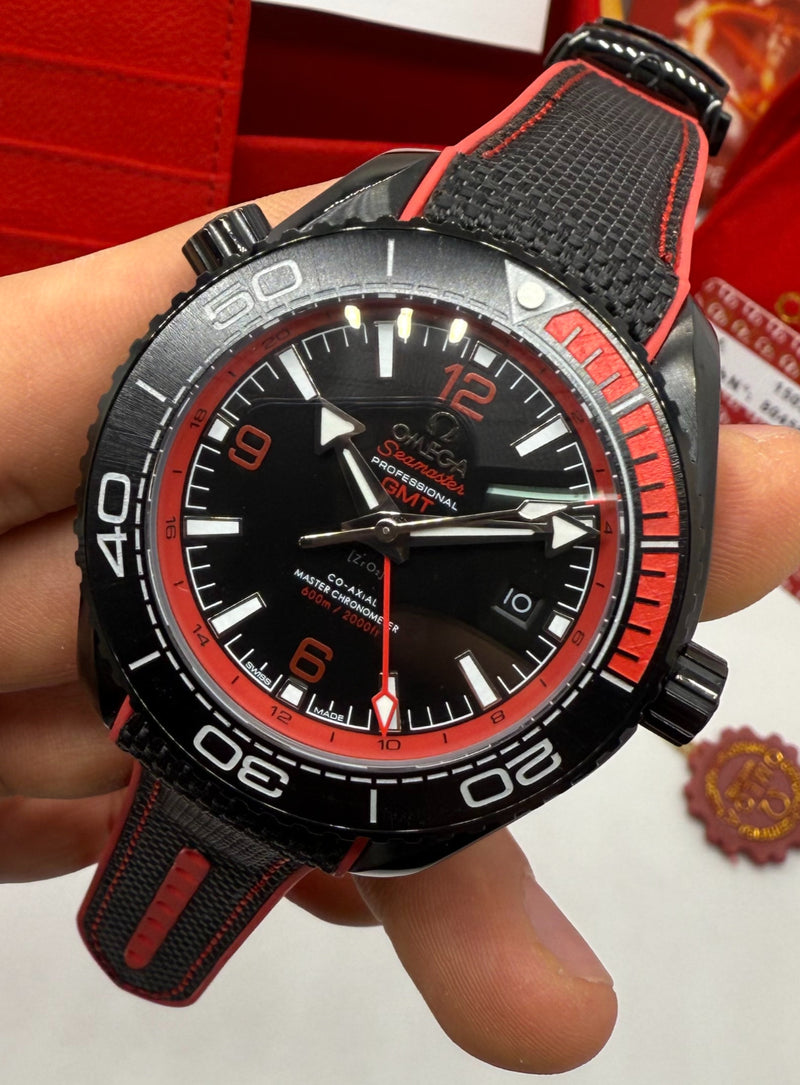 Omega Planet Ocean Co-Axial Master 45,5mm Aço/OxBlack
