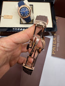Patek Philippe Aquanaut 41mm Aço/Rose Mostrador Marrom