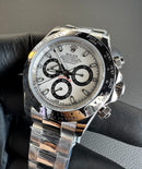 Rolex Daytona 40mm Aço, Mostrador Branco