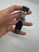 Patek Phillippe Fases da Lua 42mm Aço, Pulseira Couro