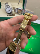 Rolex Daytona 40mm Aço Dourado, Mostrador Dourado