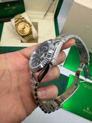 Rolex Day-Date Presidente 40mm Aço Mostrador Preto