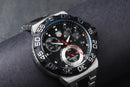Tag Heuer F1 Cronometro 44mm Aço Mostrador Preto Luneta Preta