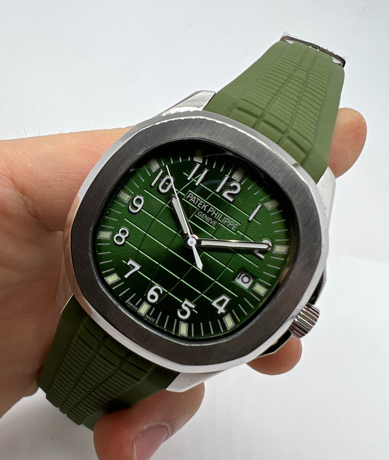 Patek Philippe Aquanaut 42mm Aço, Pulseira Borracha