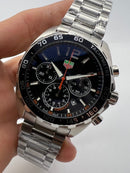 TAG Heuer F1 Cronometro 44mm Aço Mostrador Preto