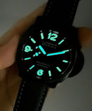 Panerai Luminor Marina 44mm Aço OxiBlack Mostrador Preto Pulseira Nylon