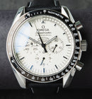 Omega Speedmaster Snoop 42mm Mostrador Branco Luneta Preta