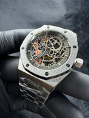Audemars Piguet Royal Oak 41mm Esqueleto, Pulseira Aço