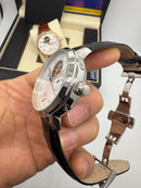 Vacheron Constantin Traditionnelle Turbilhão Excellence Aço, Mostrador Branco