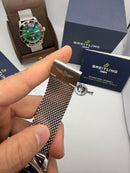 Breitling Superocean Aço 44mm Pulseira Aço Milanes
