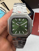 Patek Philippe Cubitus 40mm, Mostrador Verde, Pulseira Aço