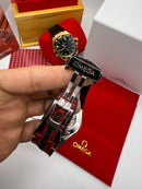 Omega Constellation 41mm Aço Puls. Couro