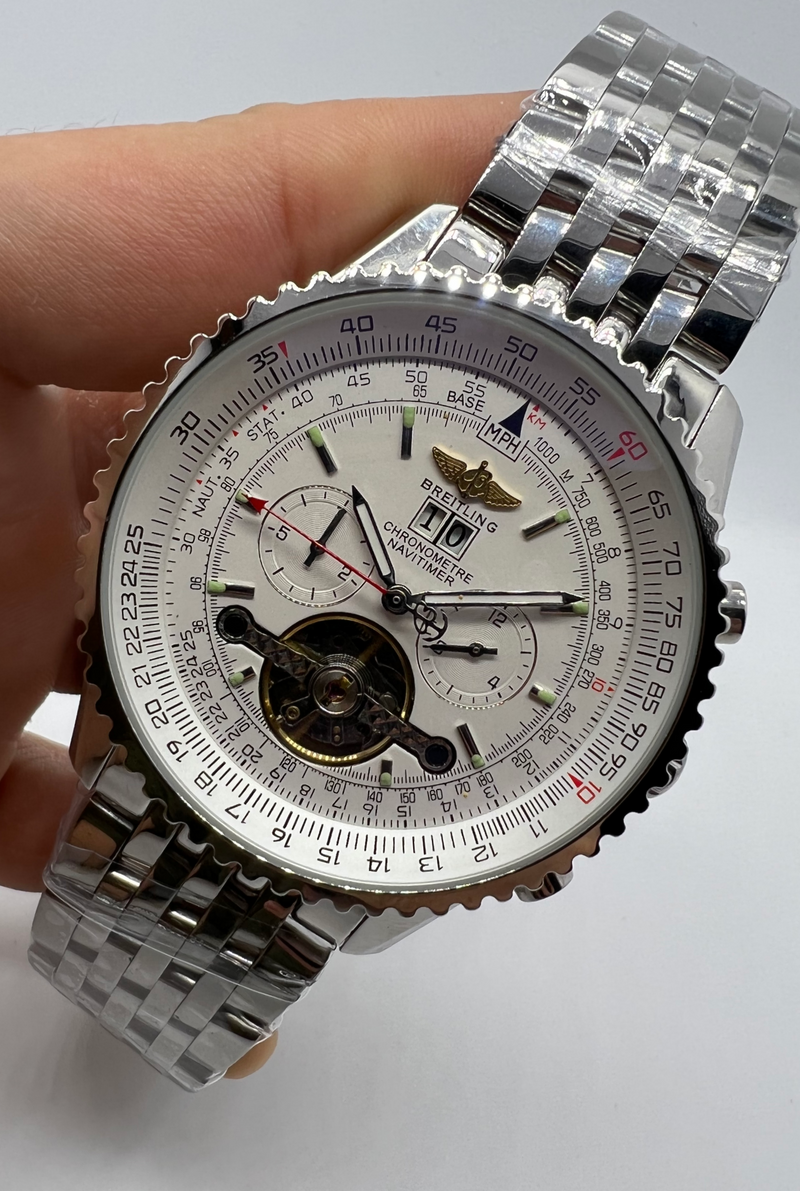 Breitling Navitimer 44mm Aço Turbilhão