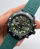 Breitling ENDURANCE PRO Aço 44mm - OxiBlack - Mostrador Verde