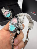Tudor Black Bay Blaken Chrono Aço 41mm, Mostrador BiColor - Jubilee