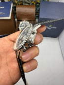 Breitling Navitimer 42mm Aço Pulseira Couro