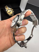Tudor Black Bay Chrono Aço 41mm, Mostrador Branco - Oyster