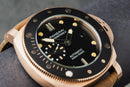 Panerai Submersible 47mm Aço Mostrador Preto Luneta Preta