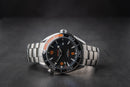Omega Planet Ocean Co-Axial Master 45,5mm Aço Mostrador Preto Bezel Preto