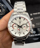 TAG Heuer Carrera Chronosprint x Porsche - Aço 42mm - Branco