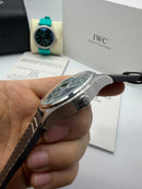IWC Pilot 40mm Mark XX - Pilot 40mm - Aço/Couro - Verde e Marrom