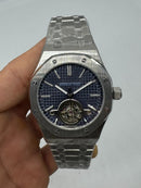 Audemars Piguet Royal Oak Turbilhão 41mm, Mostrador Azul