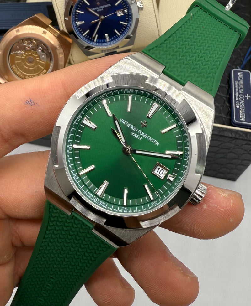 Vacheron Constantin Overseas Aço 40mm, Mostrador Verde