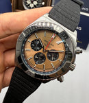 Breitling Super Chronomat Aço 44mm Pulseira Borracha