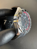 TAG Heuer Formula 1 Chronograph x Indy 500,  Quartzo, 43 mm, Aço, Puls. Borracha