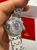 Omega Seamaster Diver 300M 42 mm, Aço Inox, Mostrados Branco - CLONE