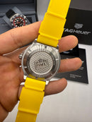 TAG Heuer F1 Solargraph 38mm Amarelo - Pulseira Borracha -