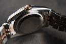 Rolex Datejust 31mm/36mm Aço/Rosé Mostrador Marrom Luneta Canelada