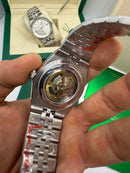 Rolex Oyster Perpetual Land‑Dweller 40mm Aço, Mostrador Azul Glacial