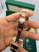 Rolex GMT-Master ll AllGold* 40mm - Mostrador Olho de Ferro - CLONE