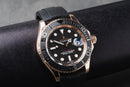 Rolex Yacth-Master 40mm Rosé Mostrador Preto Bezel Preto