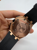 Audemars Piguet Royal Oak Offshore 44mm Mostrador Preto Bezel Aço