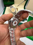 Rolex Oyster Perpetual Oystersteel 41mm, Mostrador Verde Oliva - CLONE