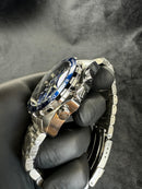 Tag Heuer F1 Cronometro 43mm Aço Mostrador Azul