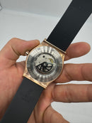 Hublot Classic Fusion Aço/Rose 45mm, Mostrador Preto, Sifras Árabe