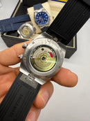 Vacheron Constantin Overseas Dual Time Aço 41mm, Mostrador Preto