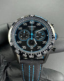 TAG Heuer Carrera Chronograph x Porsche, Aço 44mm Pulseira Lona