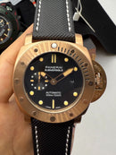 Panerai Submersible 47mm Aço/Rose Mostrador Preto
