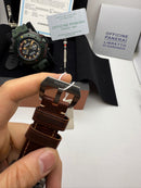 Panerai Submersible 47mm Aço Mostrador Preto, Puls. Couro