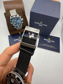 Breitling Superocean Crono Aço 44mm Pulseira Borracha