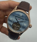 Patek Philippe Classic Turbilhão 40mm Aço/Rose, Pulseira Couro