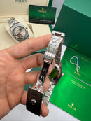 Rolex Oyster Perpetual 36mm/41mm Aço Mostrador Vermelho